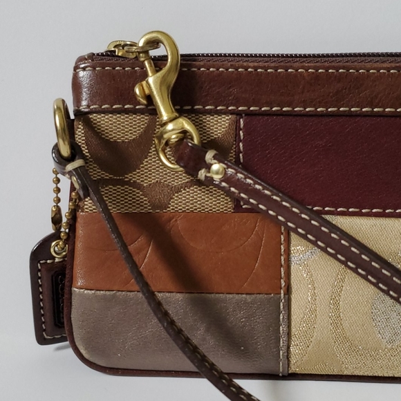 Coach Patchwork Wristlet - Picture 2 of 7